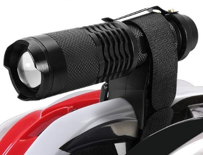 Maketheone Bike Bicycle Front Light Headlight-Taillight Combination Rechargeable Cycle Helmet Light Head Torch Kit Bright Flashlight+Rear Light+18650 Battery+Universal Charger+Helmet Mount+Bike Mount