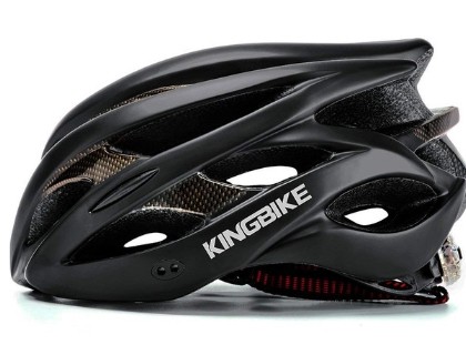 KINGBIKE Ultralight Specialized Bike Helmets with Rear Light + Portable Simple Backpack + Detachable Visor for Men Women(M/L,L/XL)