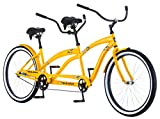 Kulana Lua Single Speed Tandem Cruiser Bike, 26-Inch Wheels, Yellow