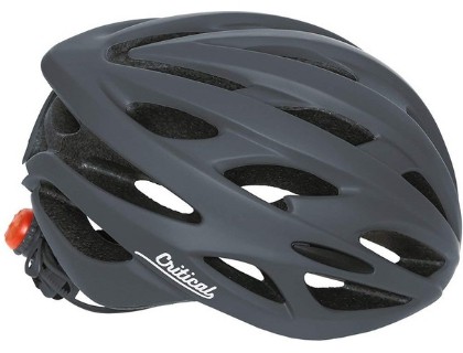 Critical Cycles Silas Bike Helmet with LED Safety Light Adjustable Dial and 24 vents