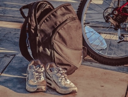 bicycle backpack, backpack, bike backpack